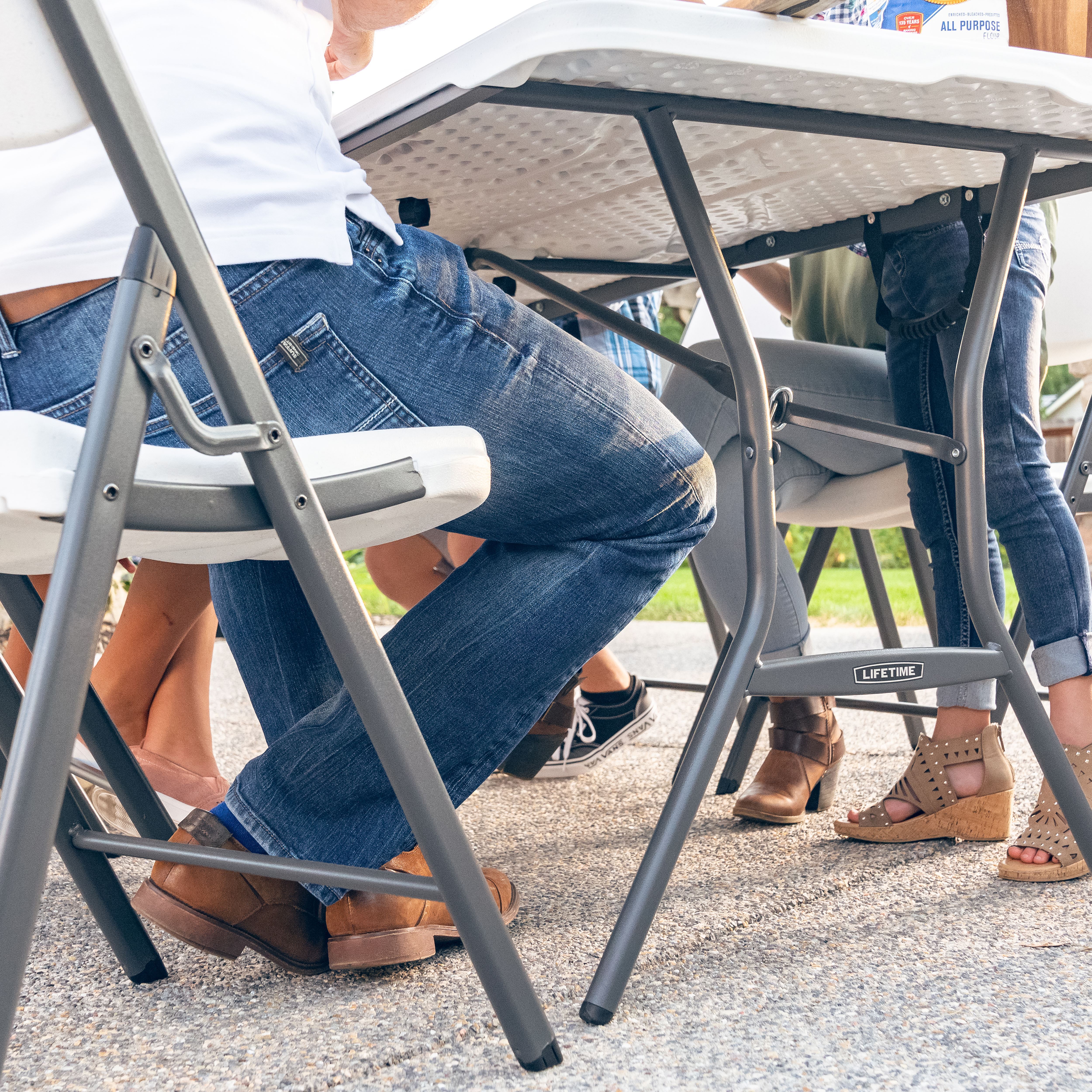 Lifetime 6-Foot Fold-In-Half Table (Light Commercial)