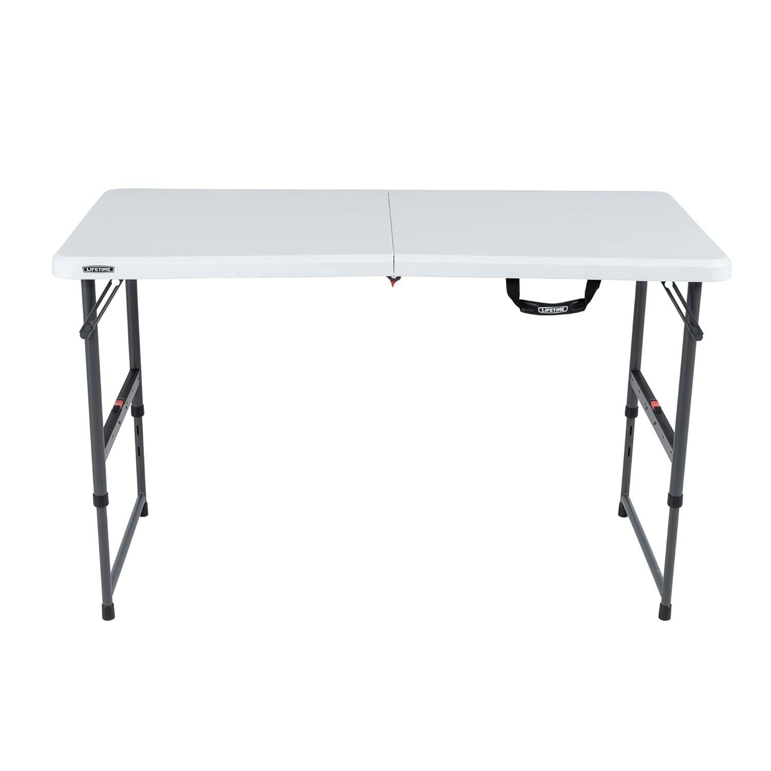 Lifetime 4-Foot Fold-in-Half Adjustable Table (Essential)