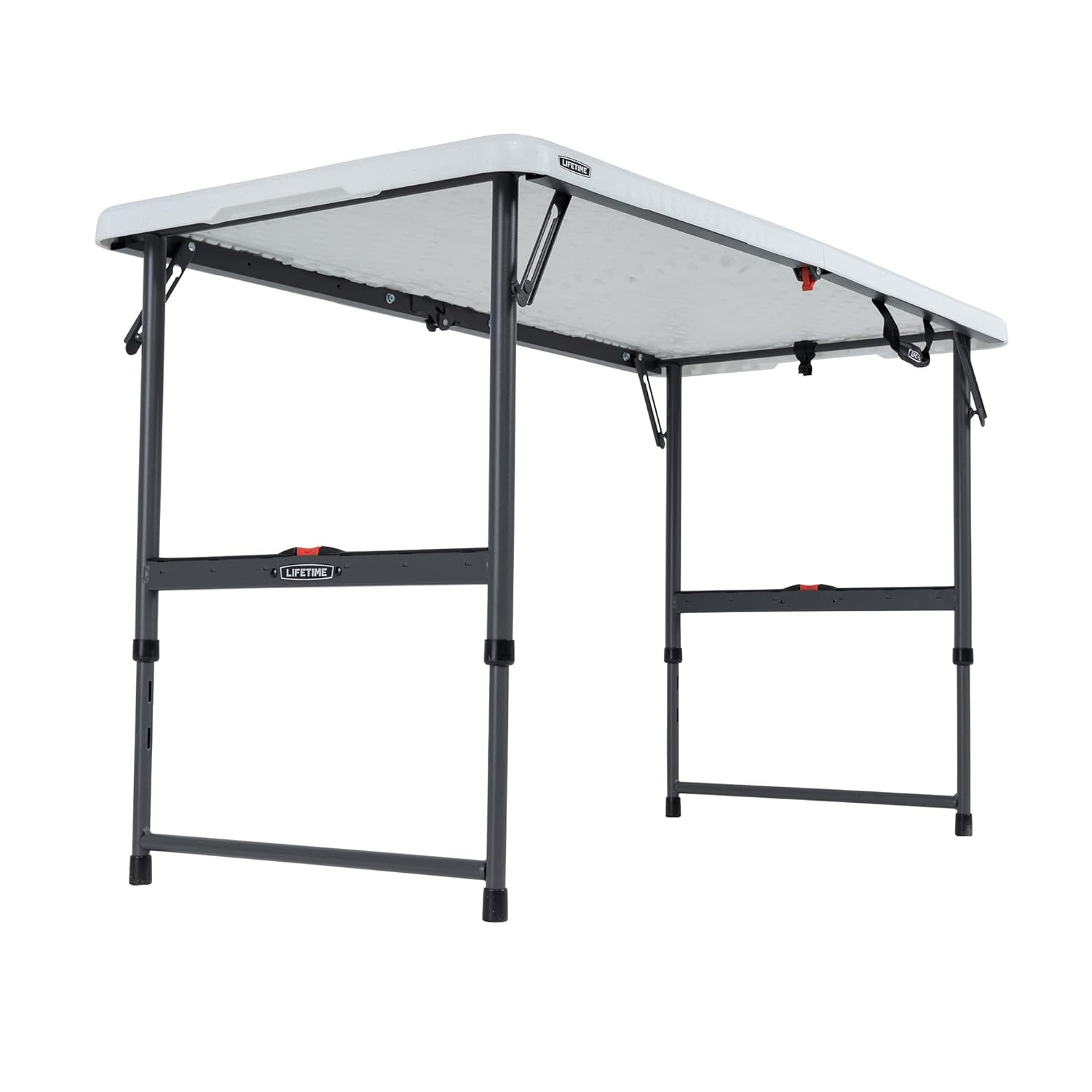 Lifetime 4-Foot Fold-in-Half Adjustable Table (Essential)