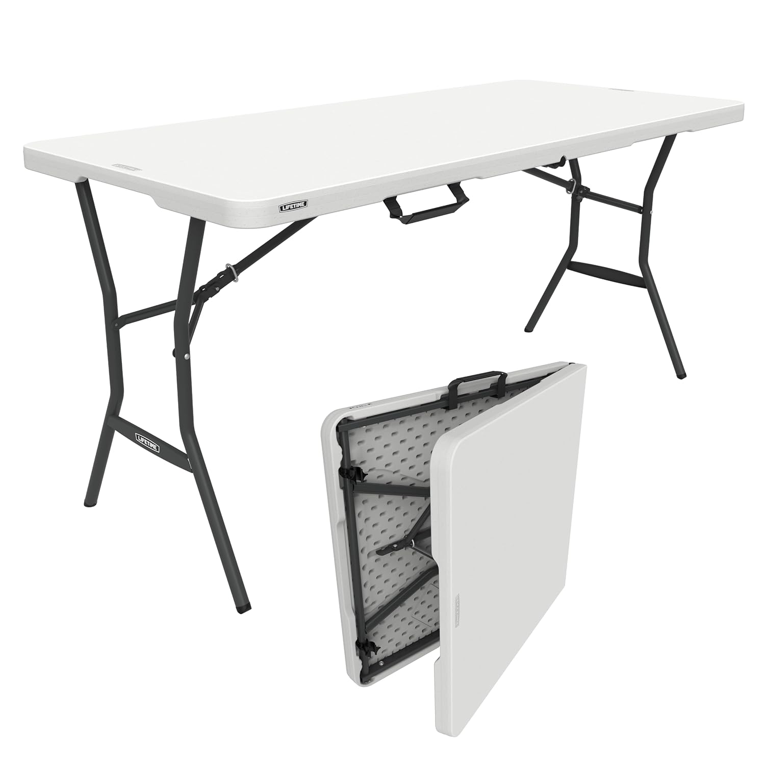 Lifetime 5-Foot Fold-In-Half Table (Light Commercial)