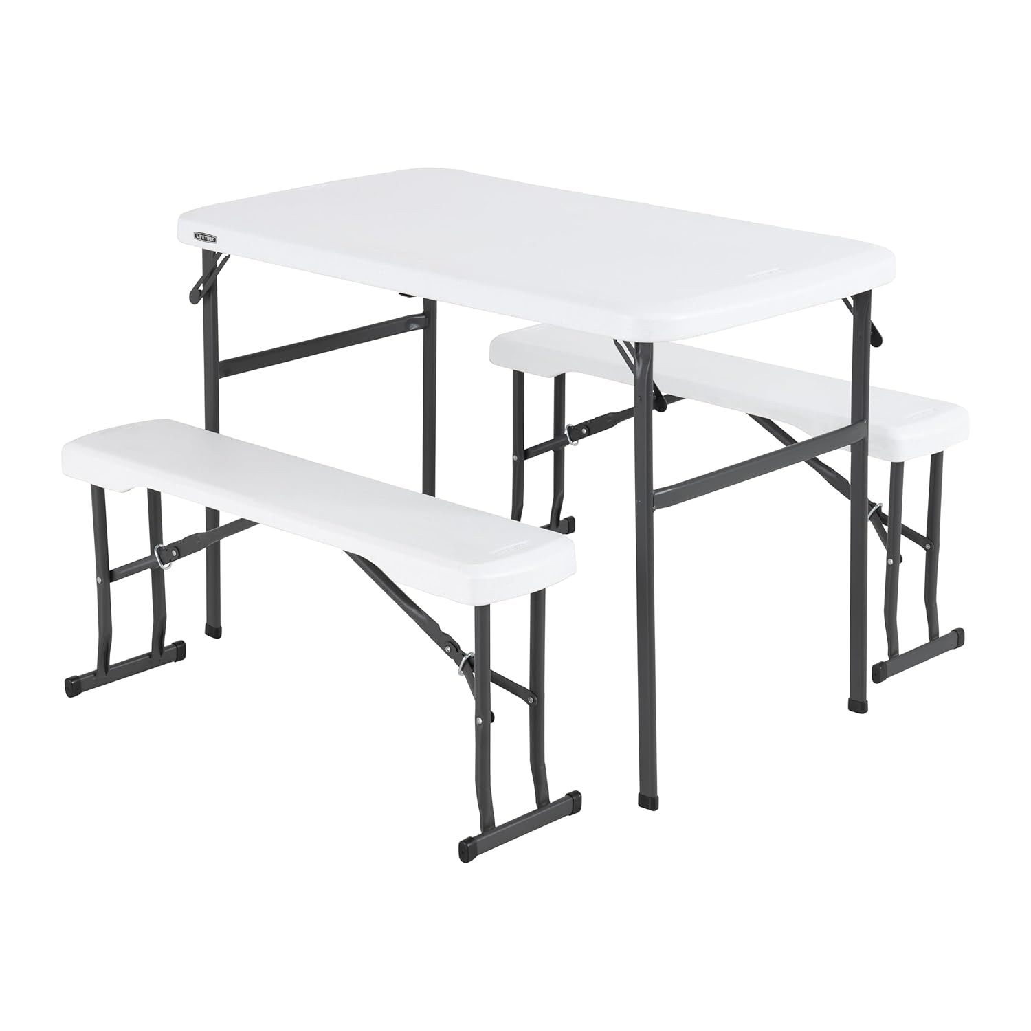 Lifetime Folding Picnic Table with Benches