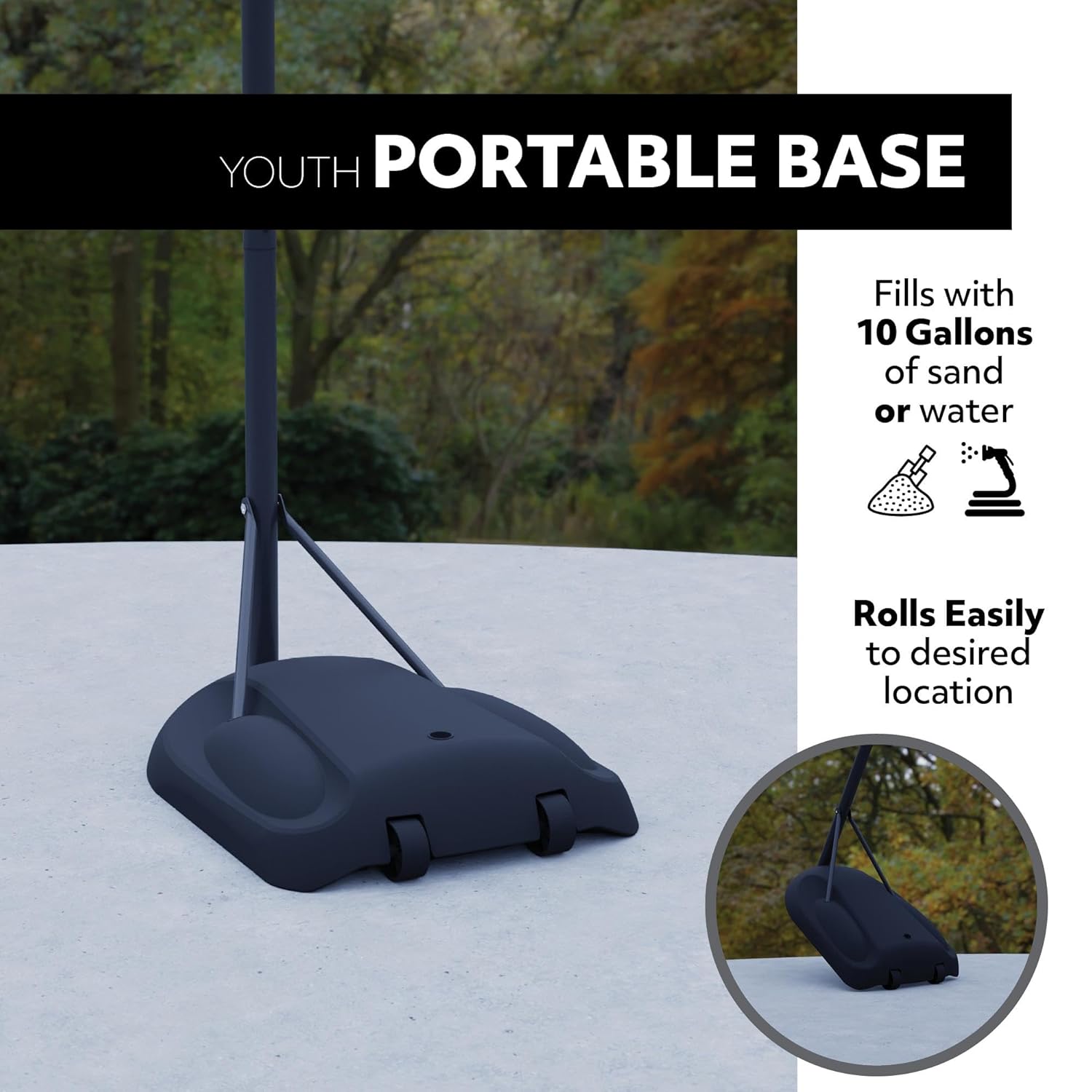 Lifetime Adjustable Youth Portable Basketball Hoop