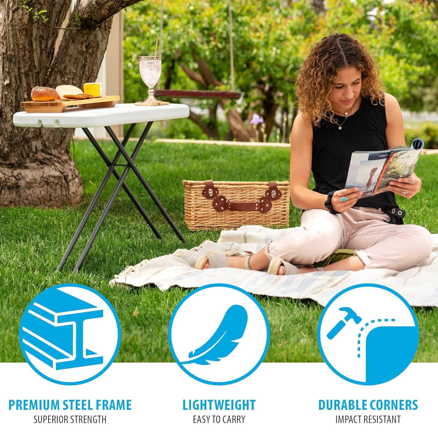 Lifetime 26-Inch Personal Table (Light Commercial)
