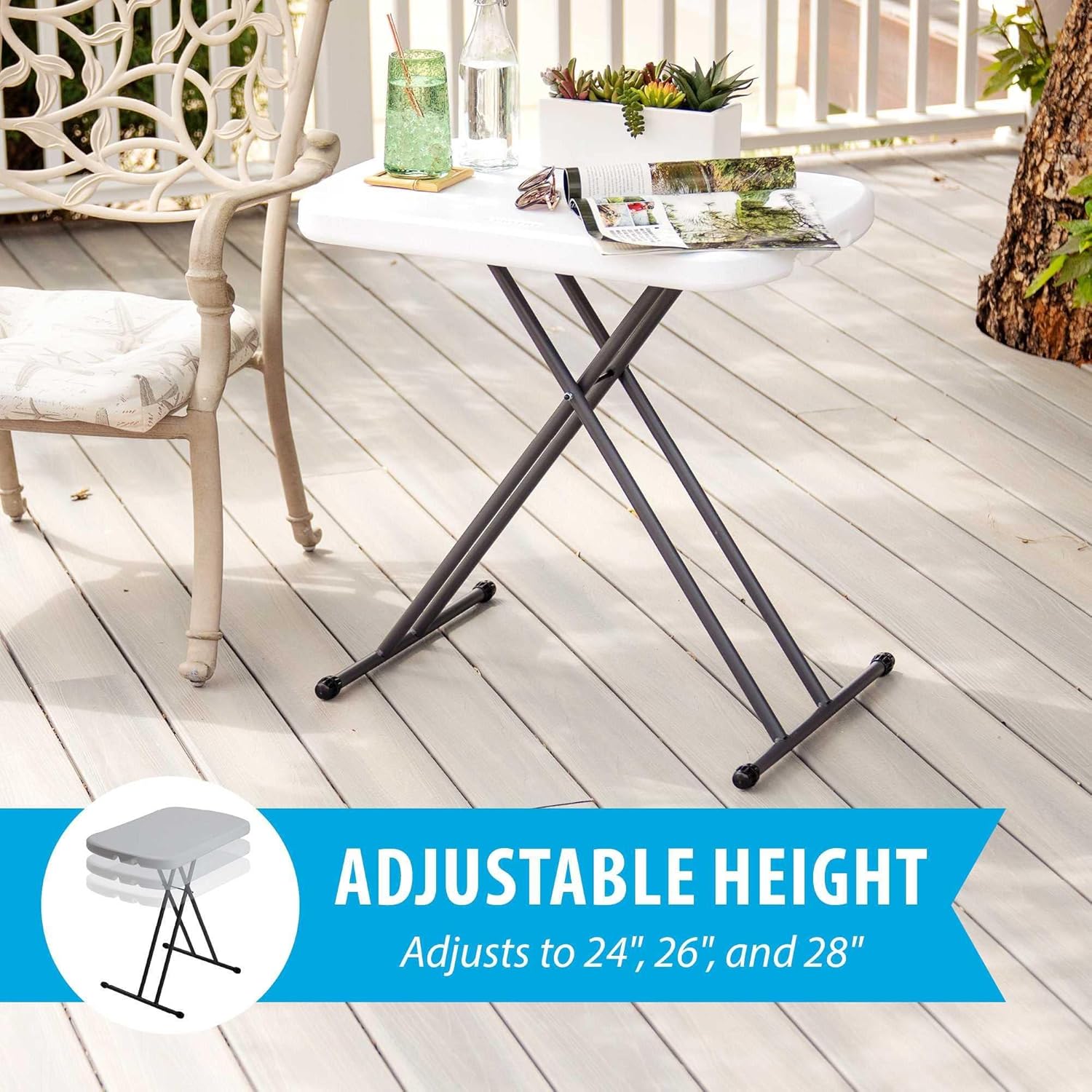 Lifetime 26-Inch Personal Table (Light Commercial)