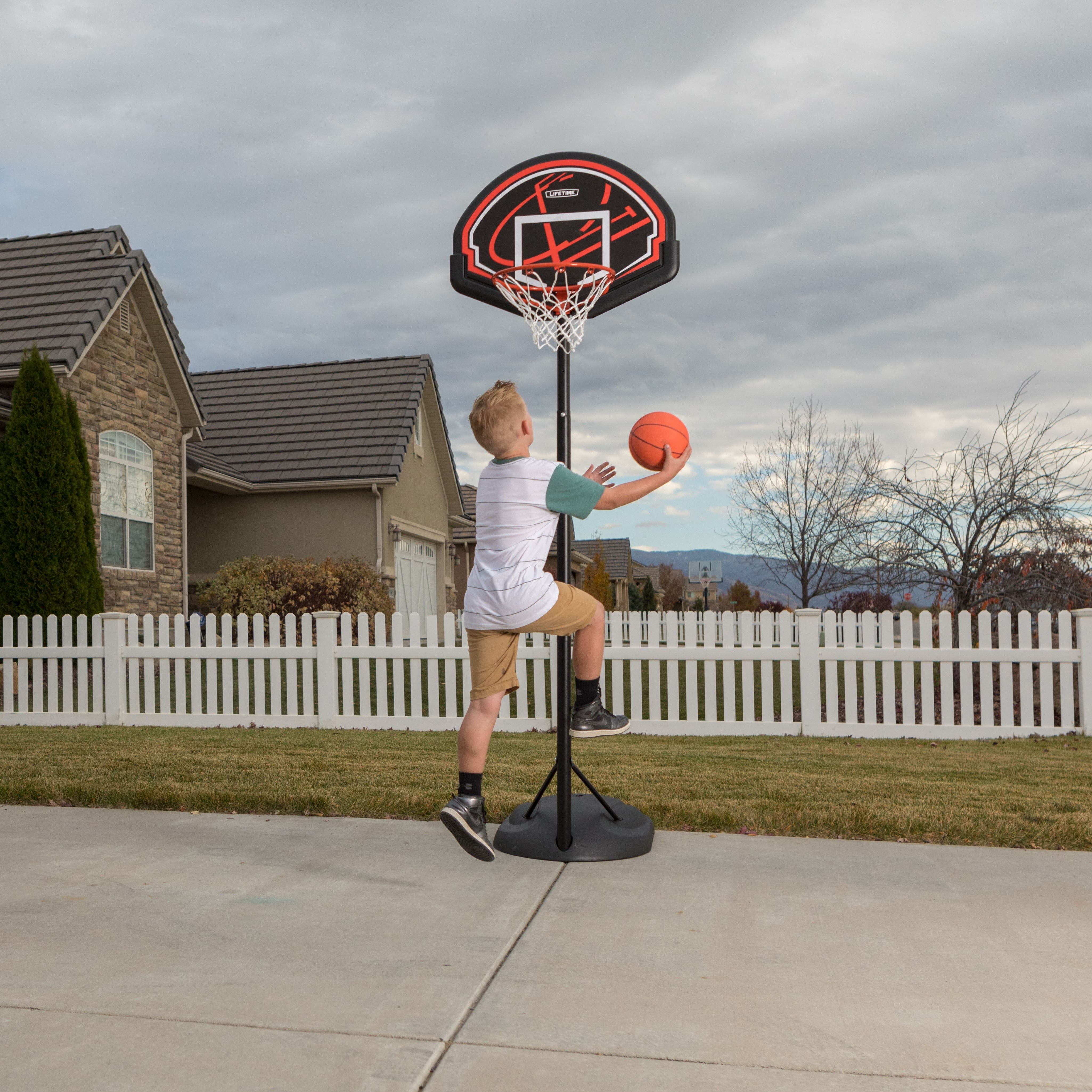 Lifetime Adjustable Youth Portable Basketball Hoop