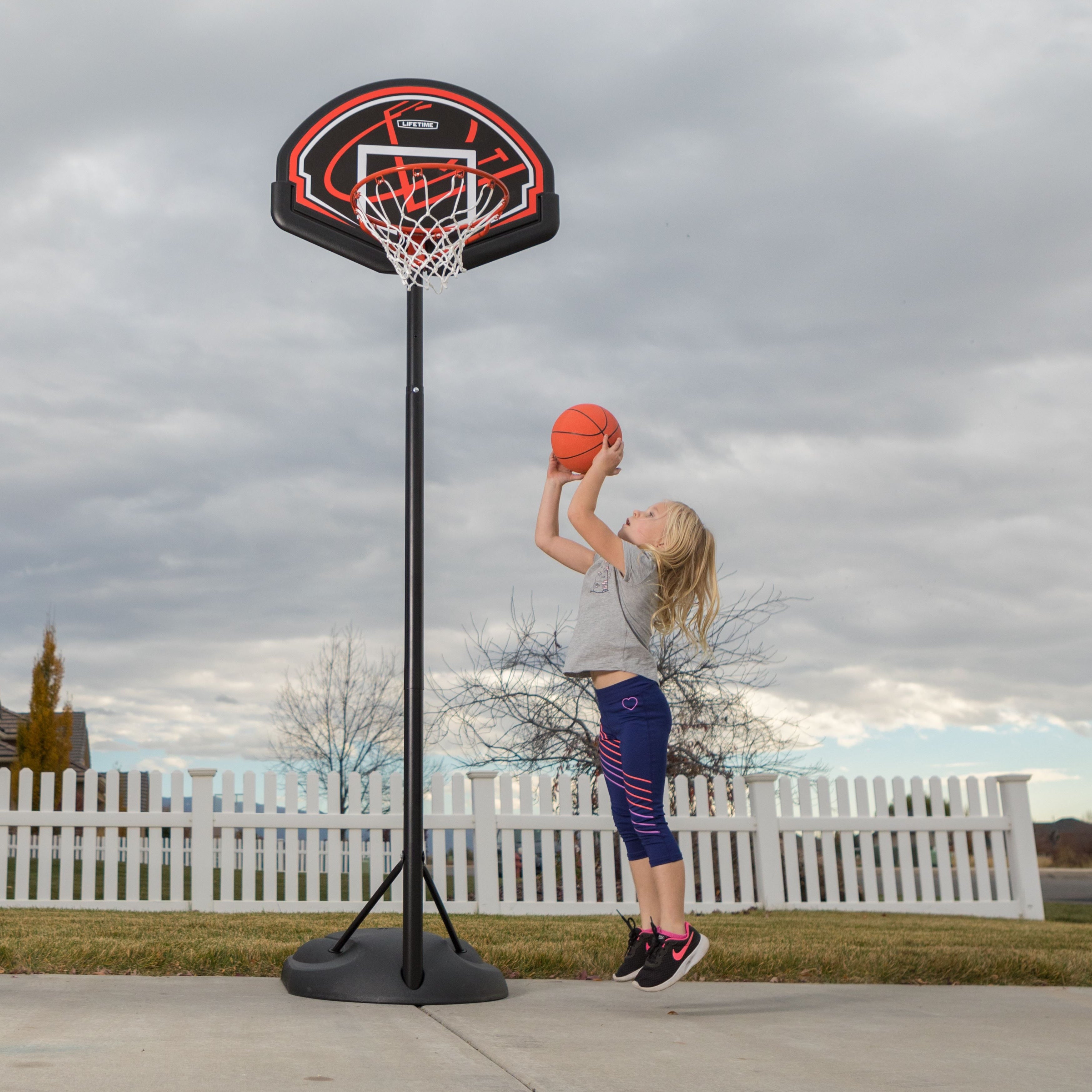 Lifetime Adjustable Youth Portable Basketball Hoop