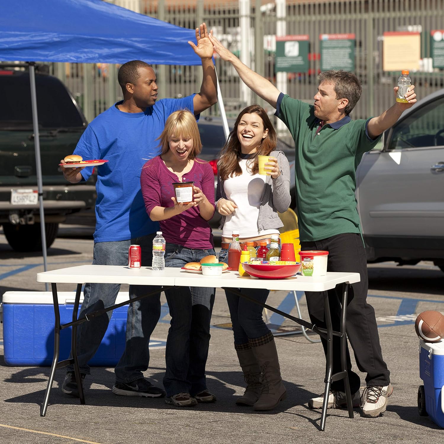 Lifetime 5-Foot Fold-In-Half Table (Light Commercial)