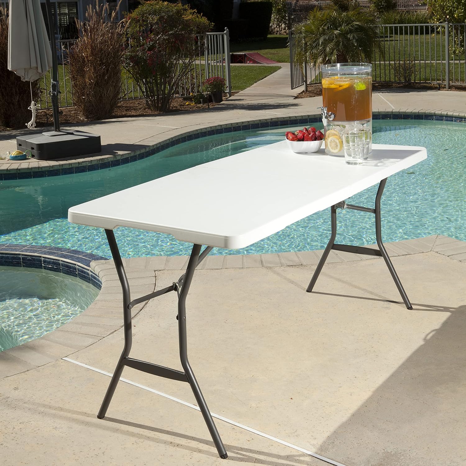 Lifetime 5-Foot Fold-In-Half Table (Light Commercial)